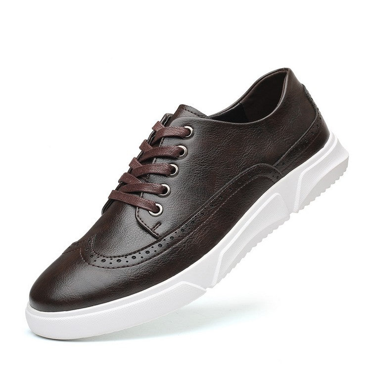Elegante leren herensneakers voor smart-casual gelegenheden