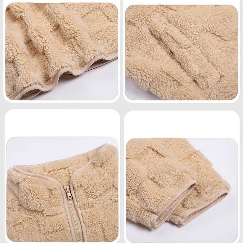 Ayleen - Superzachte korte fleece jas