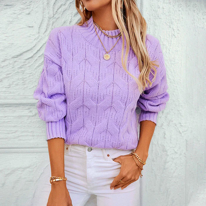 Taisia - moderne gebreide damestrui