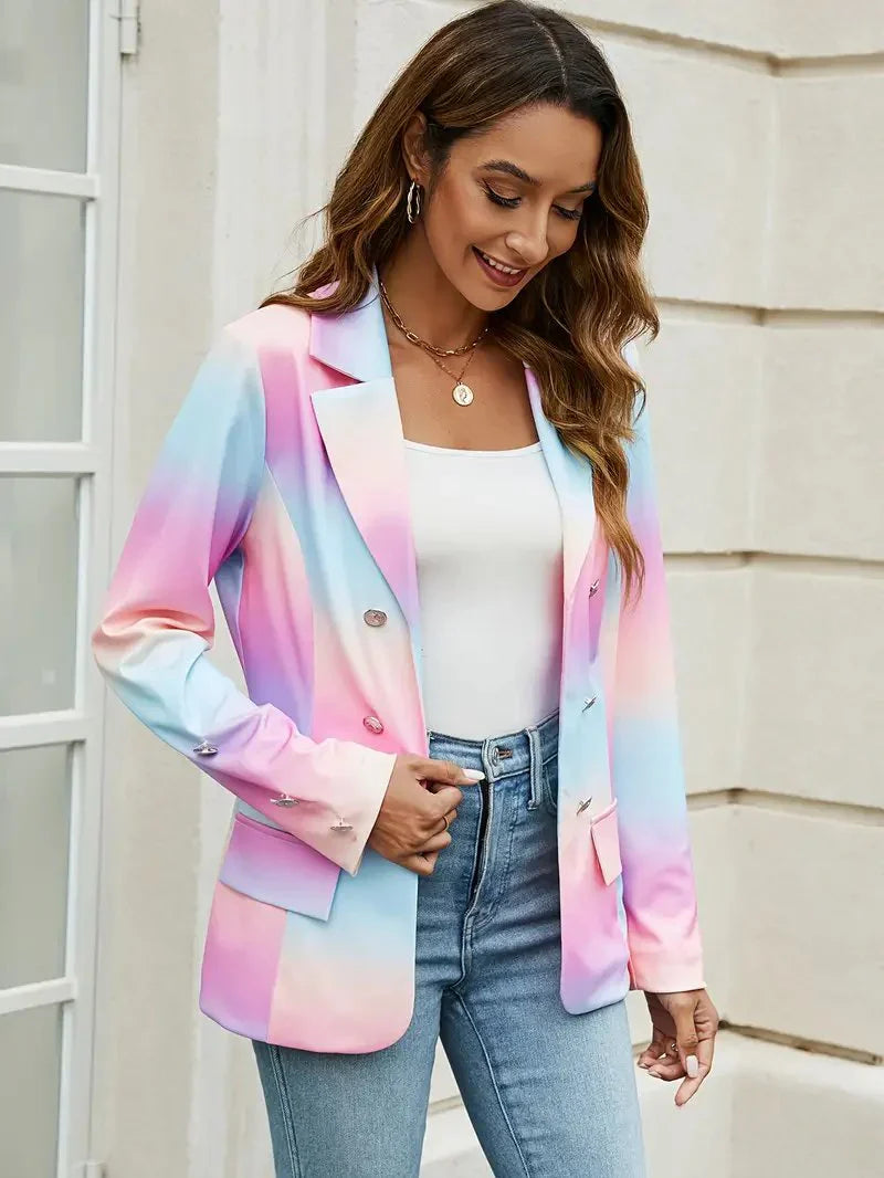 Kleurrijke - eenhoorn blazer voor de zomer | Tyla