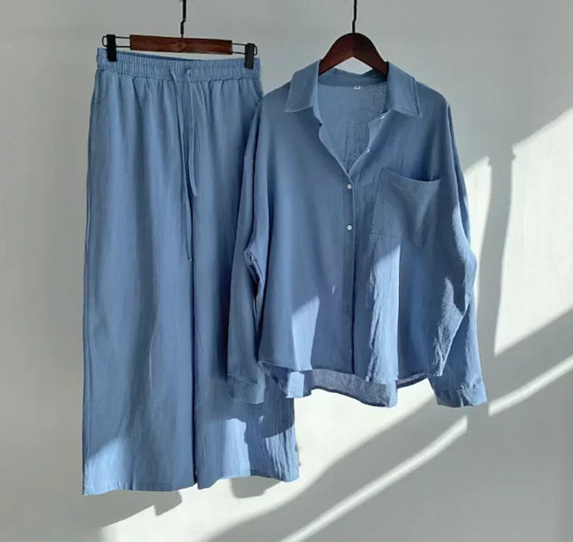 Geneve - zomers linnen setje