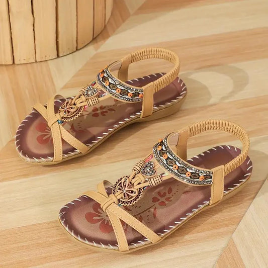 Mia - damesslip-on sandalen, comfortabel en stijlvol