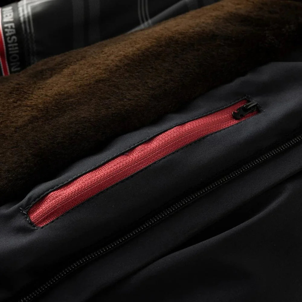 Dikke en waterdichte jas voor de winter