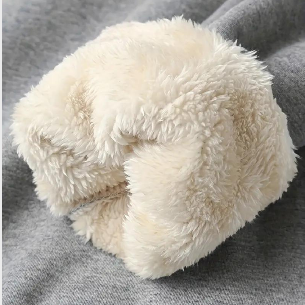 Melle - comfortabele fleece hoodie voor heren douillet