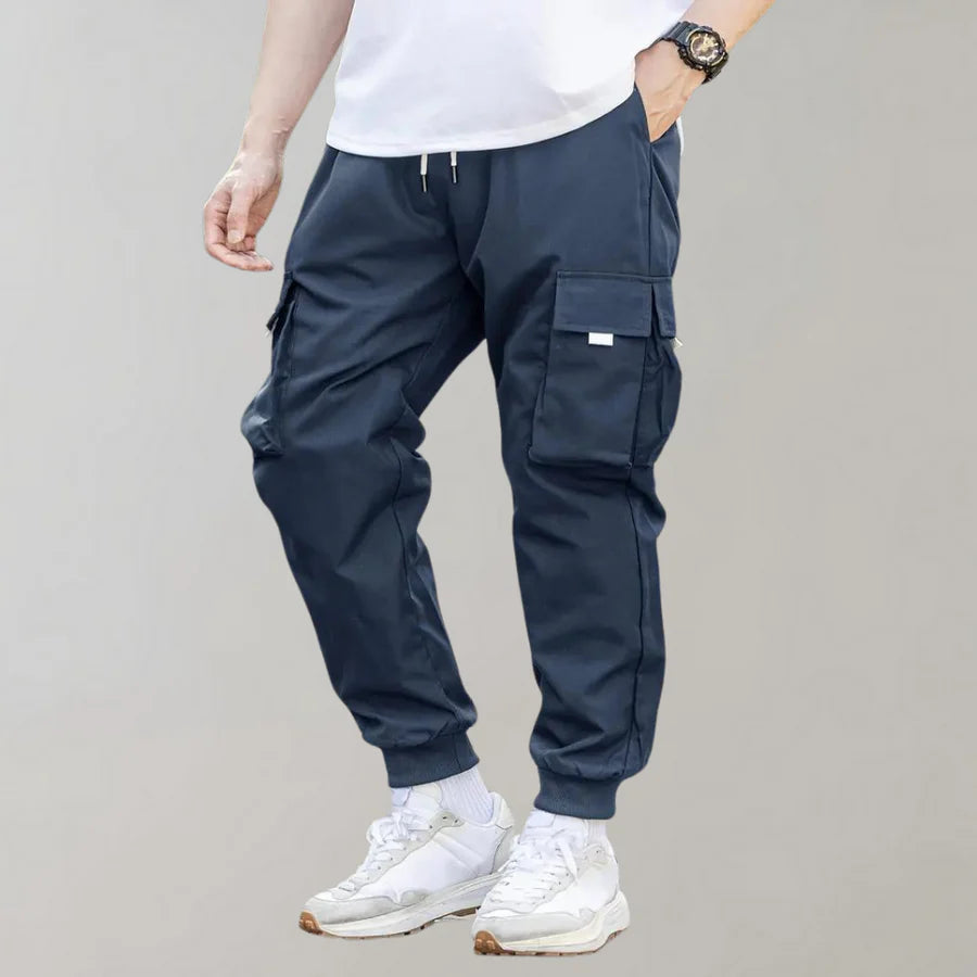 Anchor - stijlvolle joggingbroek met trekkoord en praktische klepzakken