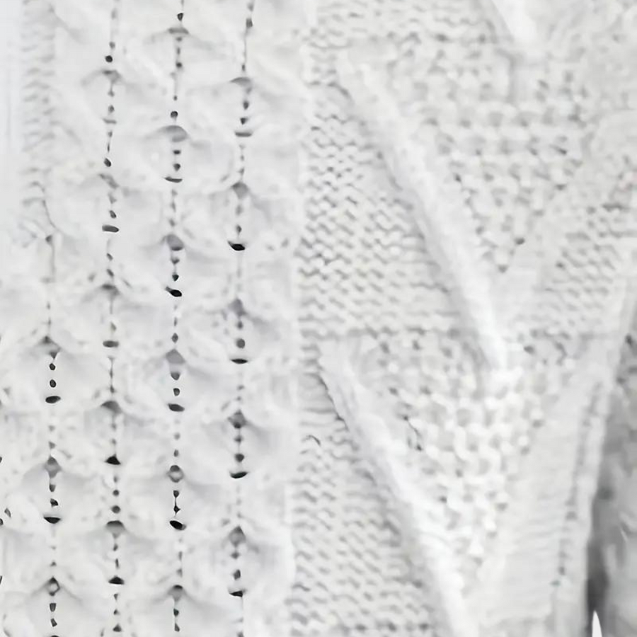 Modieuze heren gebreide trui met ritssluiting