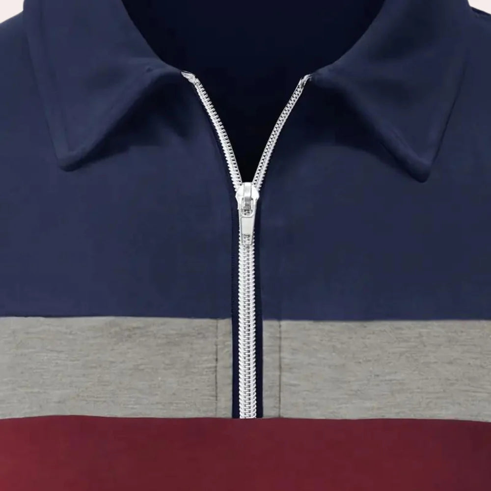 Poloshirt met lange mouwen voor heren