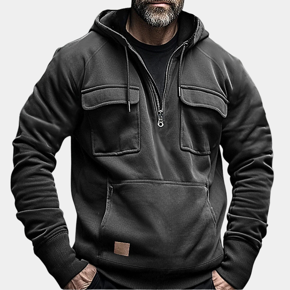 Stijlvolle herenhoodie voor de winter