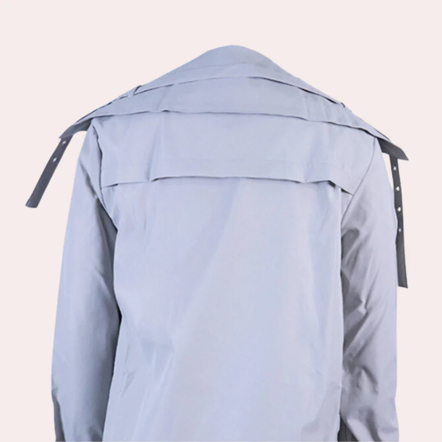 Stilvoller langer damenmantel für einen modischen look