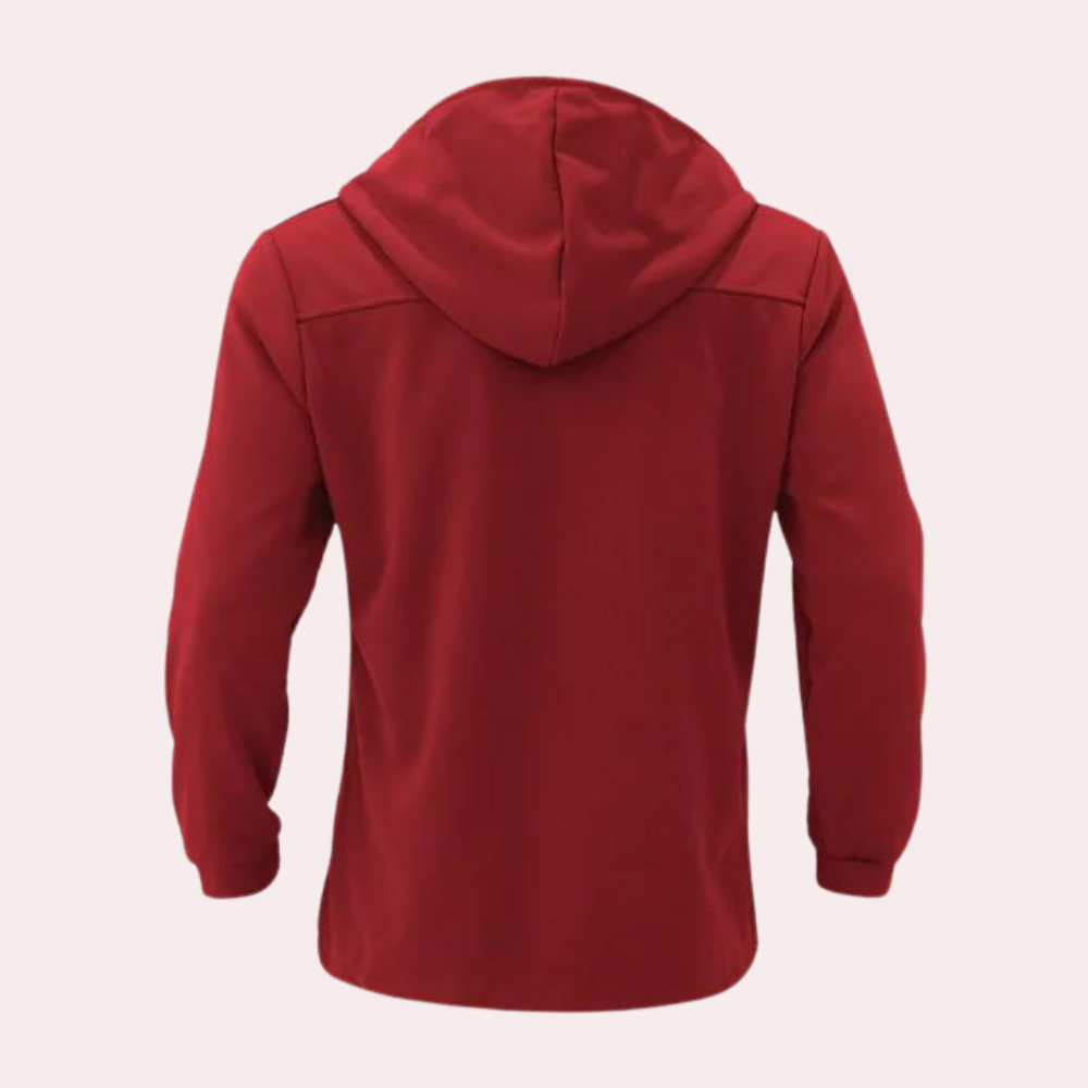 Stijlvolle trenchcoat voor heren met een praktische capuchon voor een casual look