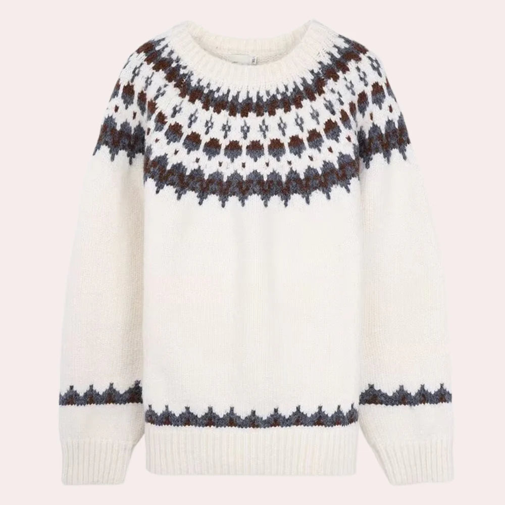 Warme gebreide trui voor heren