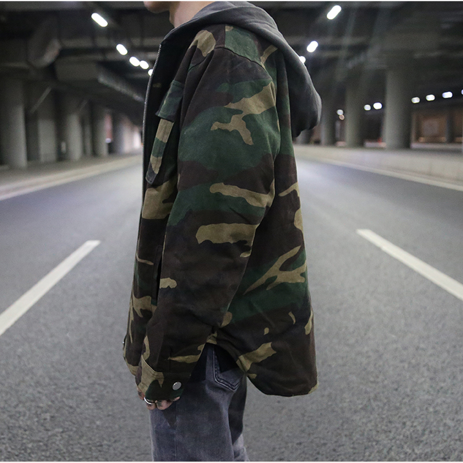 Ethane - trendy camouflagehoodie voor heren
