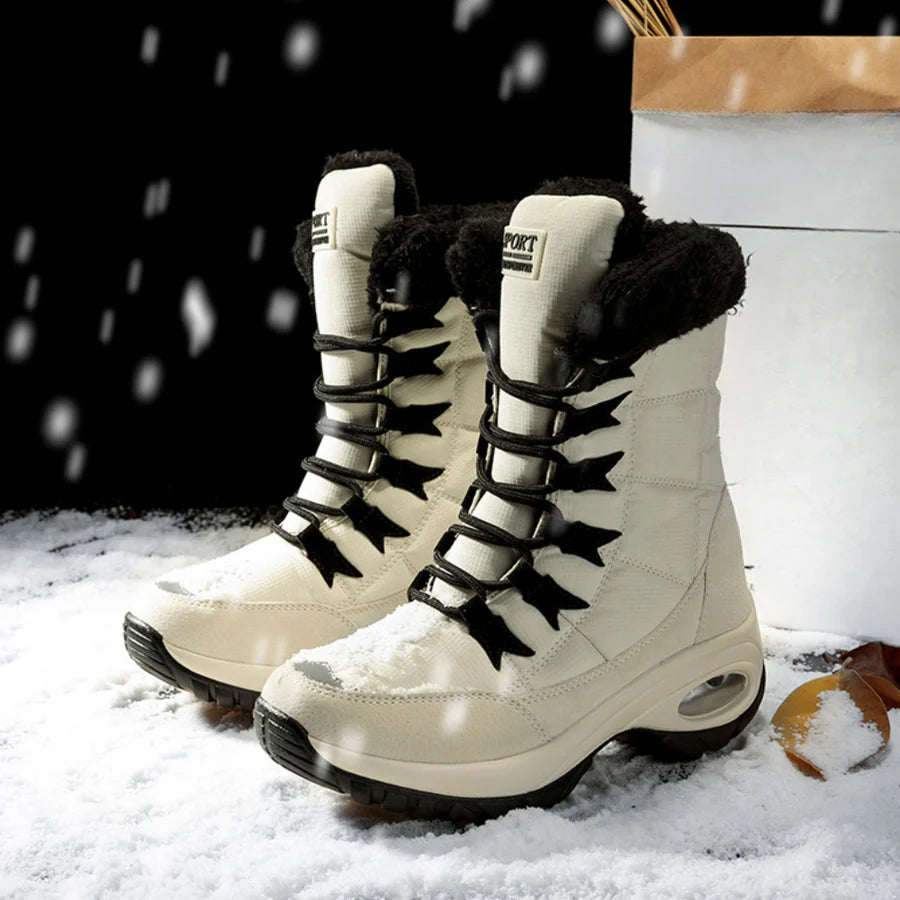 Bea - stoere winterlaarzen met veters voor dames