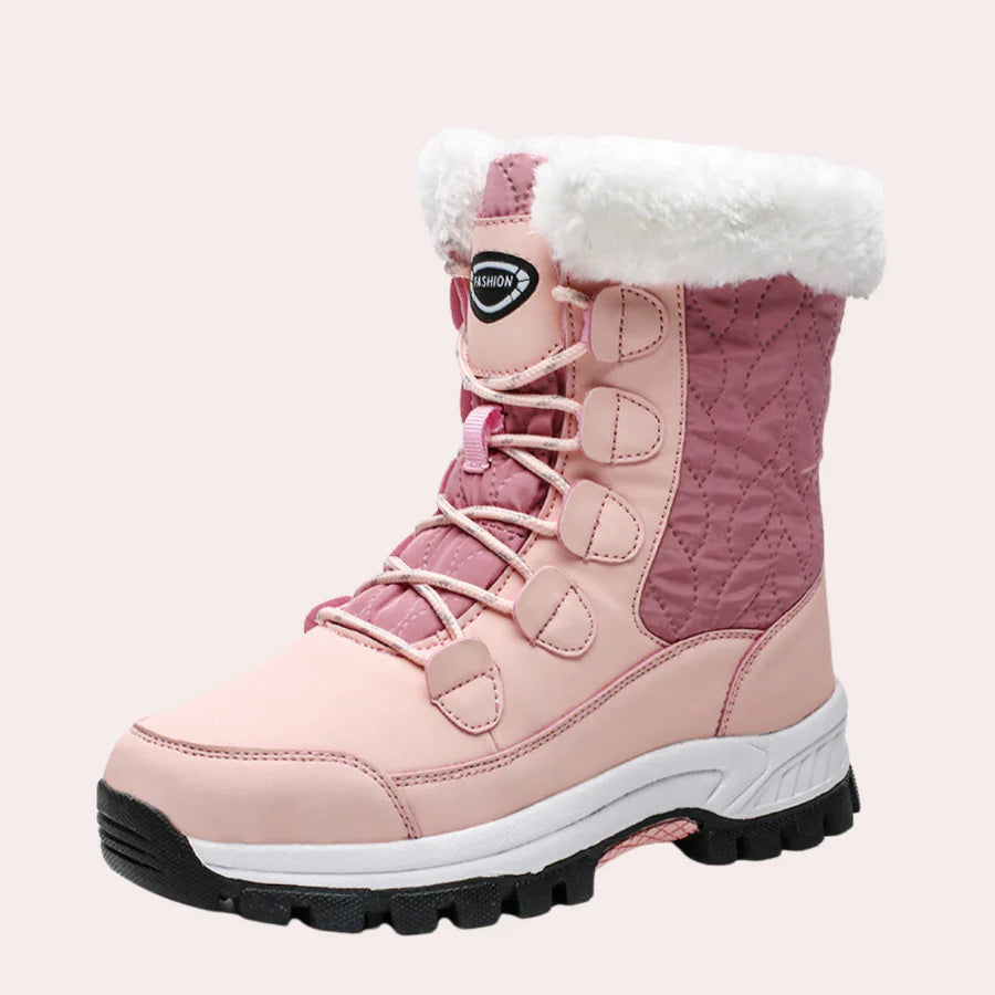 Arika - snowboots gevoerd met imitatiebont voor dames