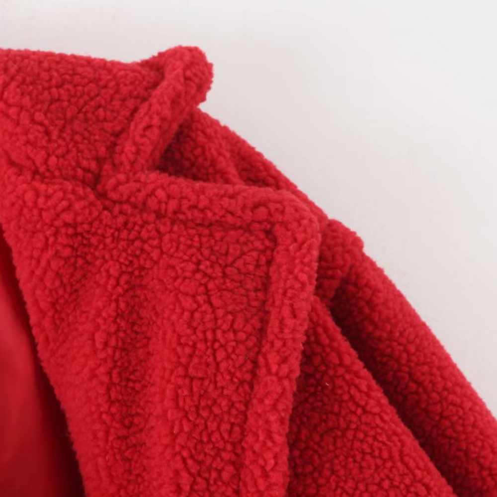 Szilard - elegante en comfortabele damesjas van luxe pluche