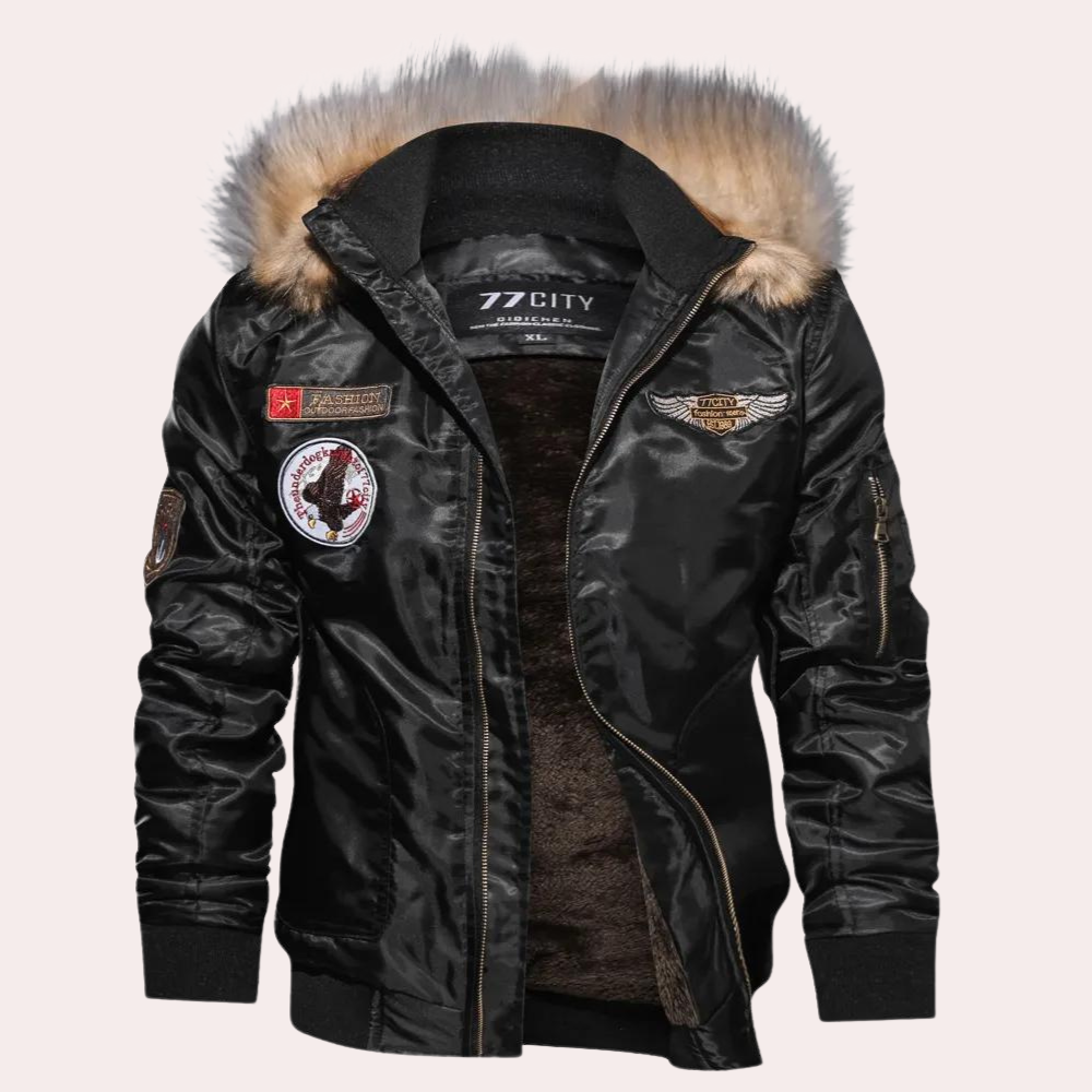 Donald - stijlvolle winterjas met capuchon voor heren