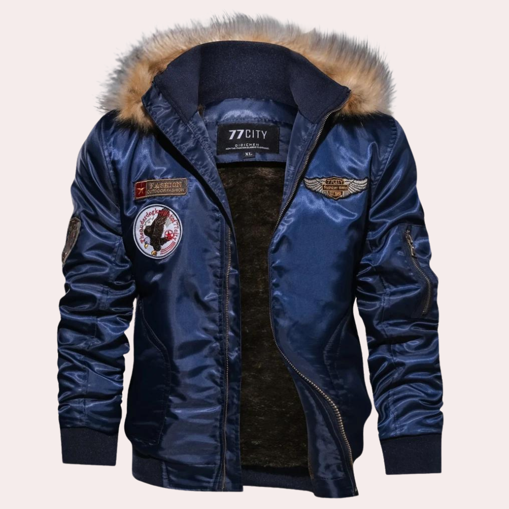 Donald - stijlvolle winterjas met capuchon voor heren