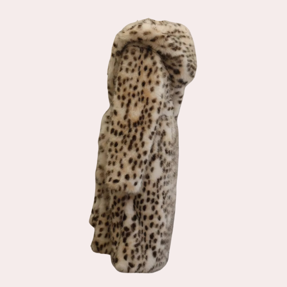 Rebecca - luxe en zorgeloze fluffy damesjas met capuchon