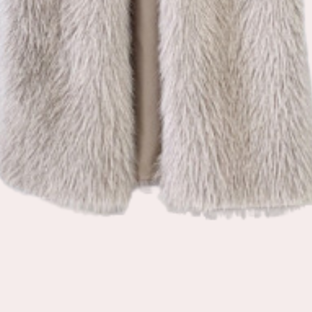 Tara - elegante pluchen winterjas voor dames