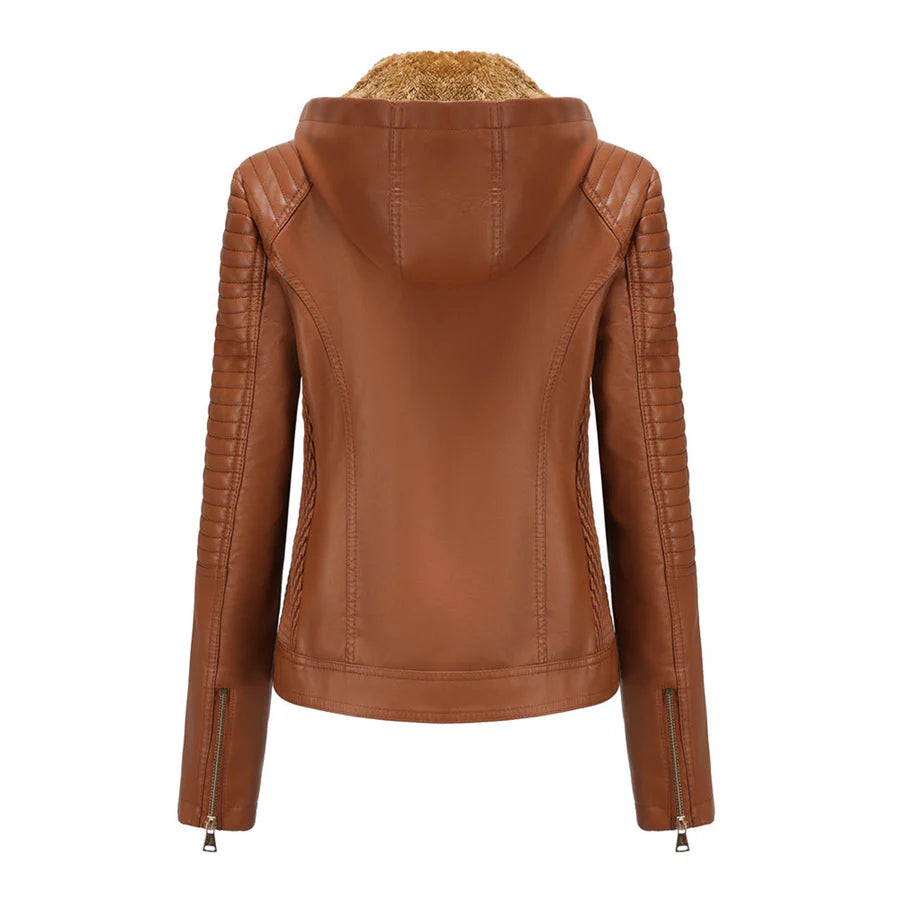 Mirjete - elegant leren jack voor een tijdloze look