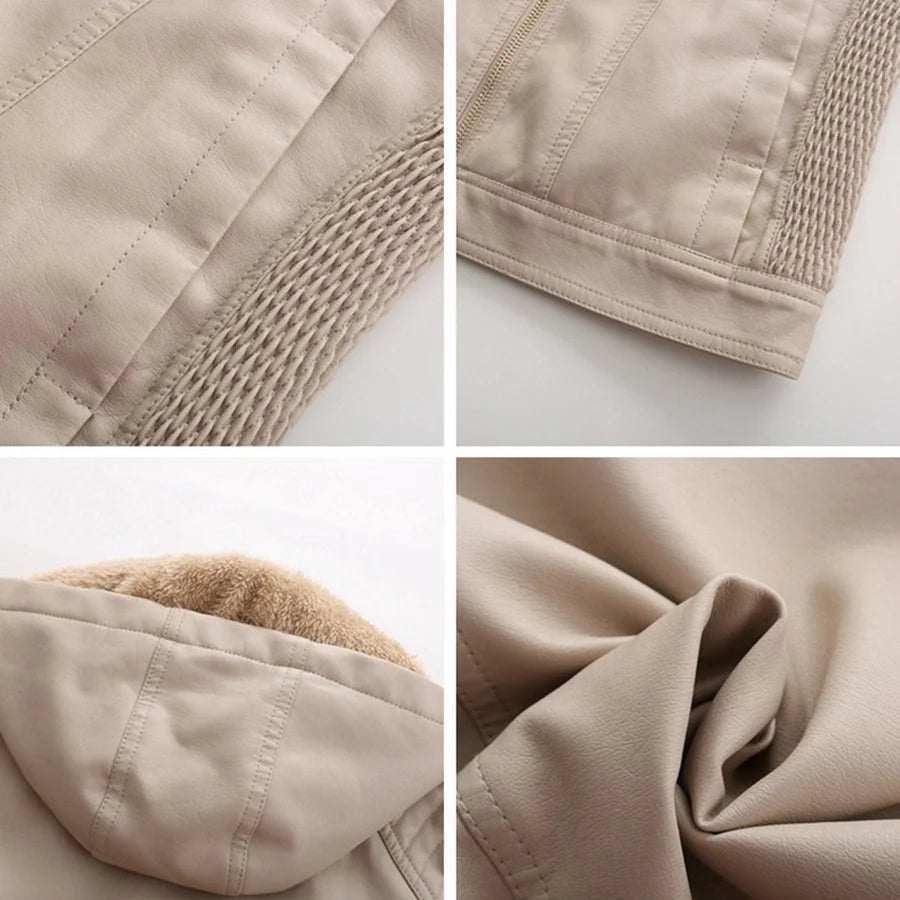 Mirjete - elegant leren jack voor een tijdloze look