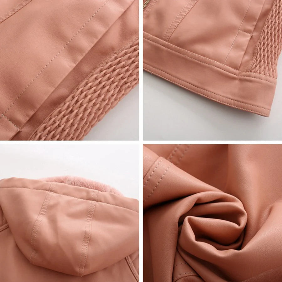 Mirjete - elegant leren jack voor een tijdloze look