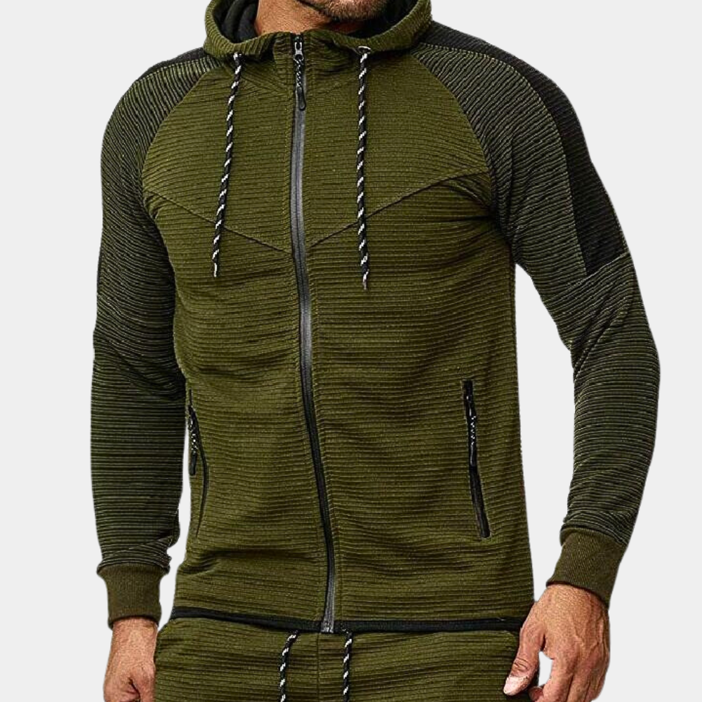 Niko - stijlvolle herenjas met capuchon voor een moderne look