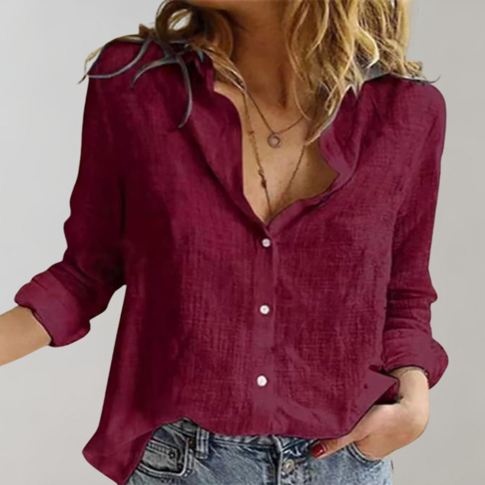 Edda - katoenen blouse voor dames