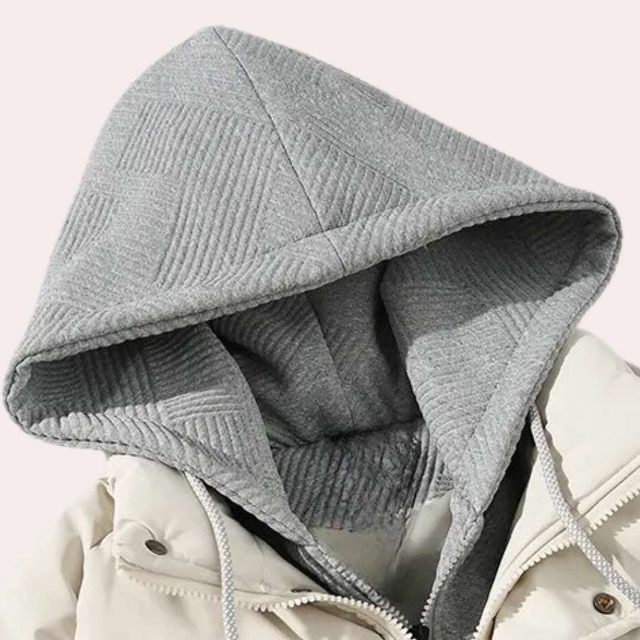 Olman - modieuze herenjas met capuchon