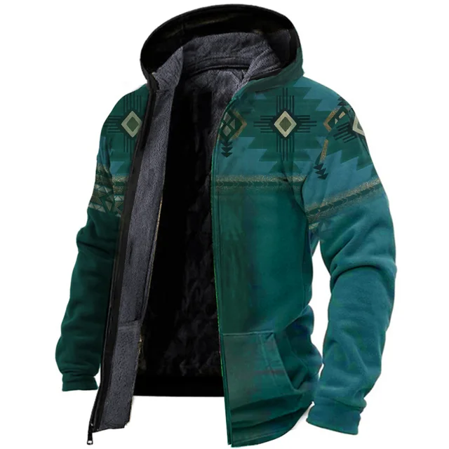 Susanna - warme vintage fleece herenjas