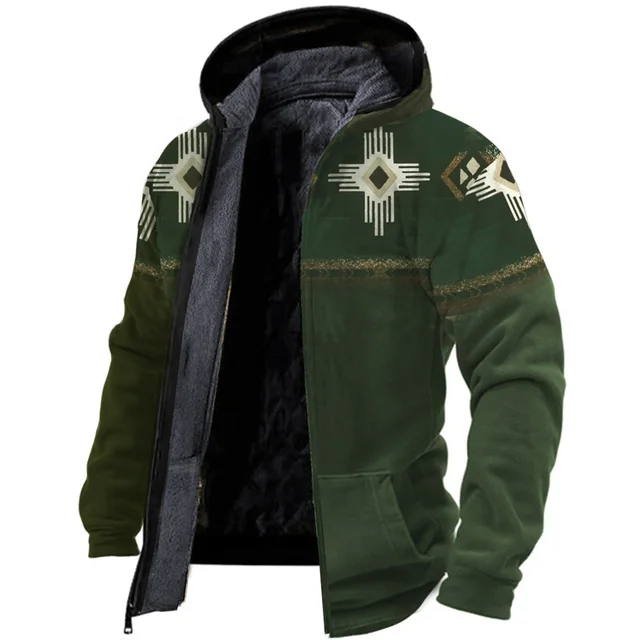 Susanna - warme vintage fleece herenjas