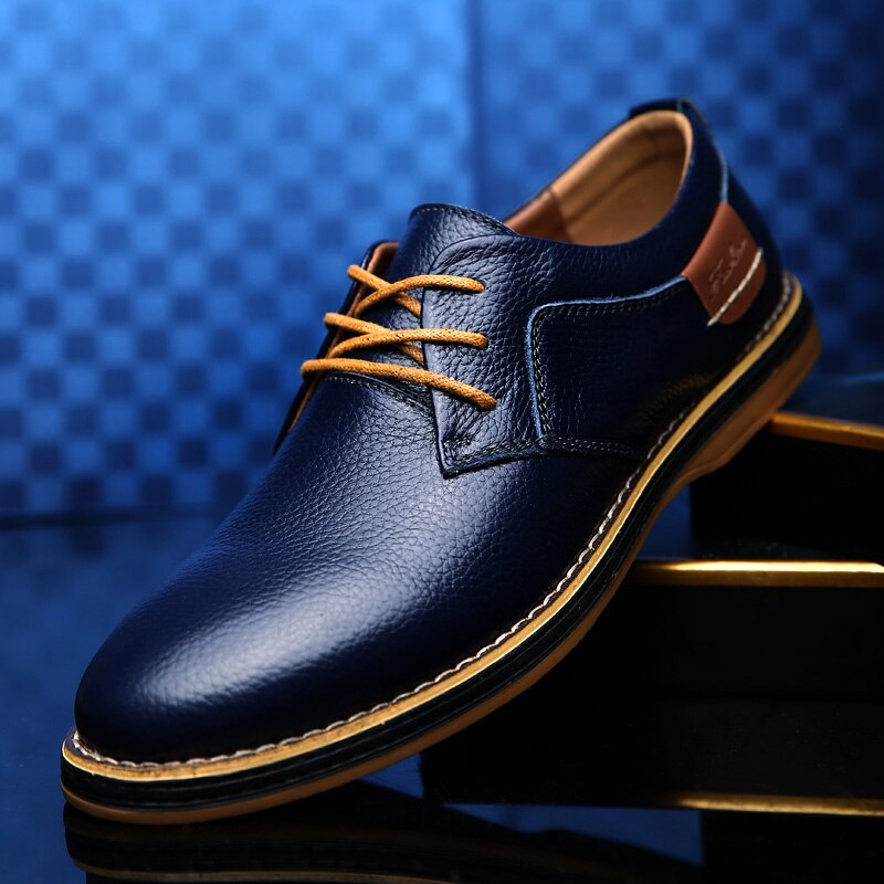 Hoge kwaliteit leren oxford herenschoenen in diverse kleuren