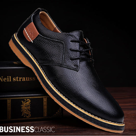 Hoge kwaliteit leren oxford herenschoenen in diverse kleuren