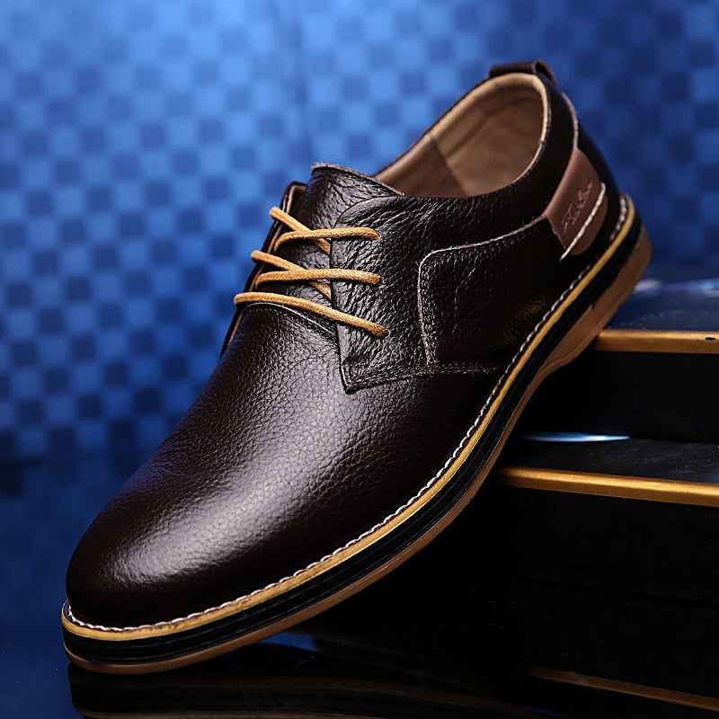 Hoge kwaliteit leren oxford herenschoenen in diverse kleuren