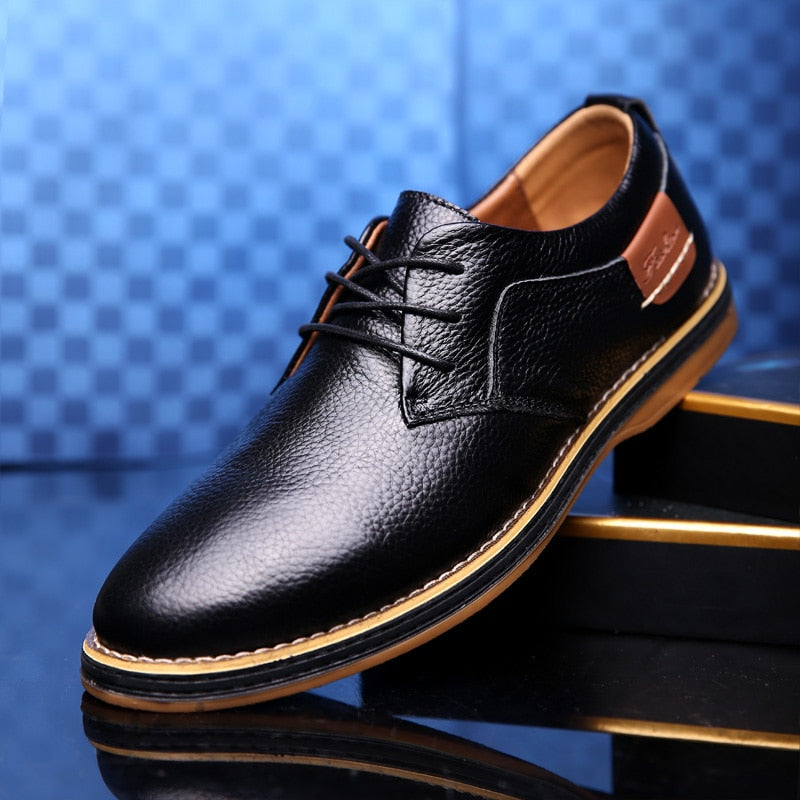 Hoge kwaliteit leren oxford herenschoenen in diverse kleuren
