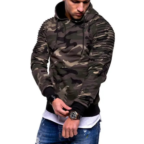 Pullover in een trendy camouflagekleur voor stijlvolle mannen