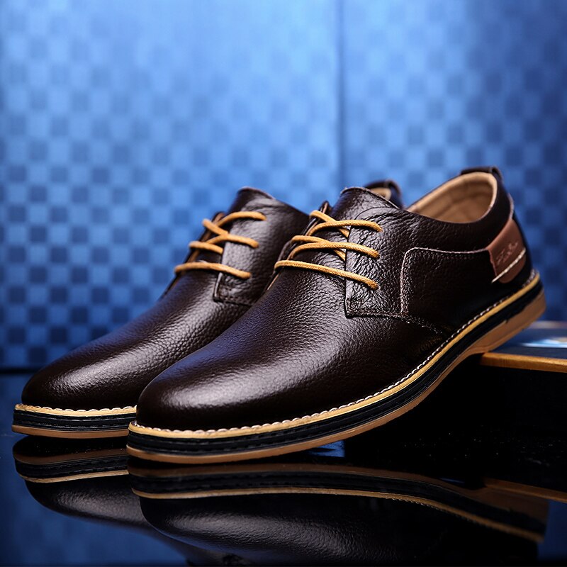Hoge kwaliteit leren oxford herenschoenen in diverse kleuren