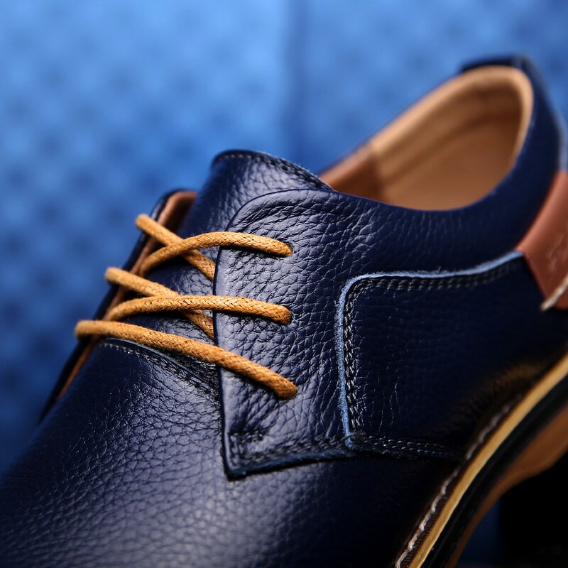 Hoge kwaliteit leren oxford herenschoenen in diverse kleuren
