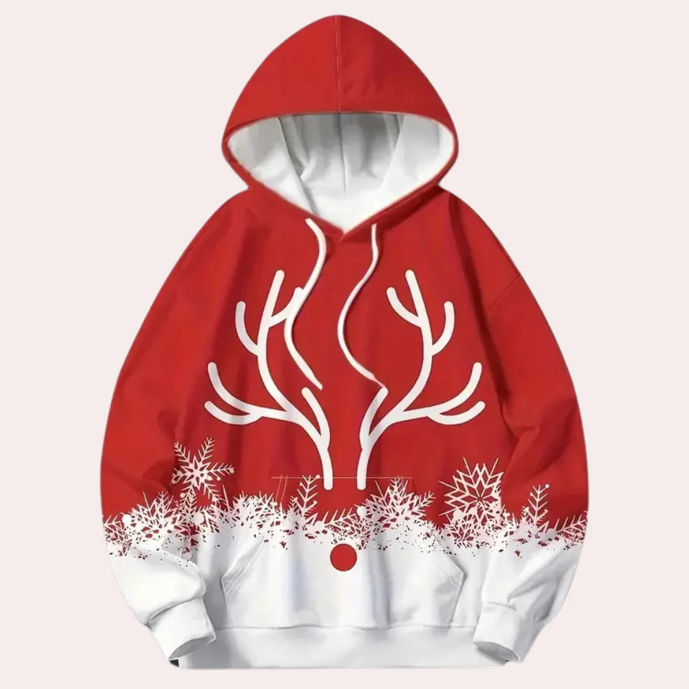 Egor - stijlvolle kersthoodie voor heren