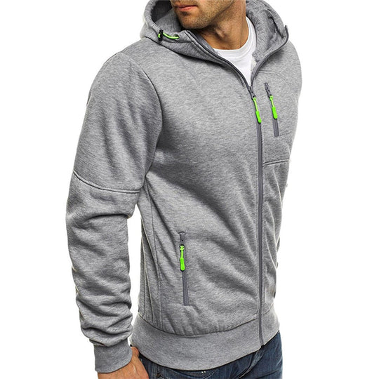 Jacks - herensweatshirt met capuchon en ritssluiting