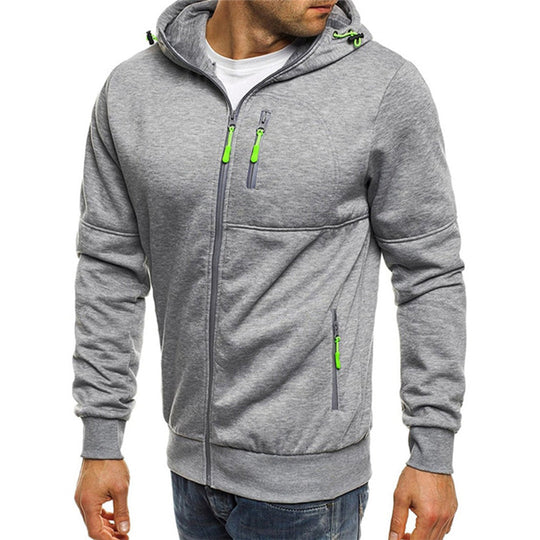 Jacks - herensweatshirt met capuchon en ritssluiting