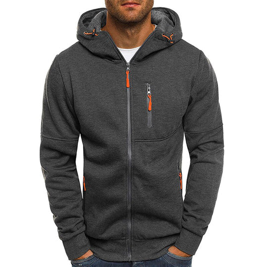 Jacks - herensweatshirt met capuchon en ritssluiting