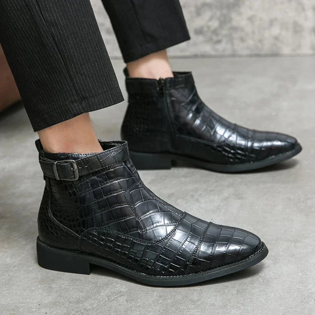 Elegante leren chelsea boots voor heren