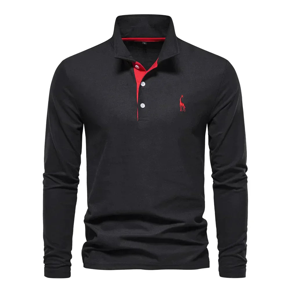 Poloshirt met lange mouwen - lyle