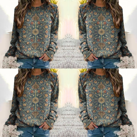 Eva janssen - elegante trui met bloemmotief