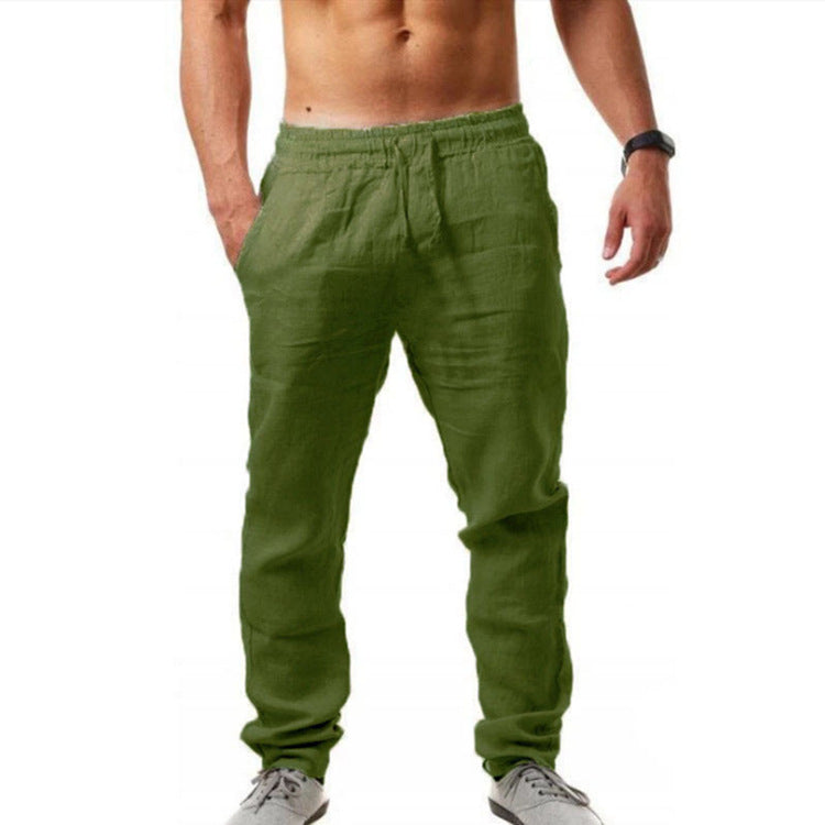 Modieuze linnen broek - Matthijs