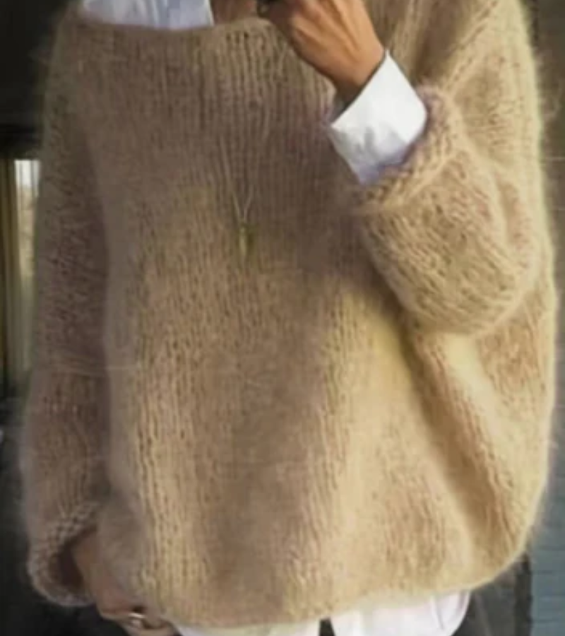 Oversized gebreide damestrui | zacht en gezellig