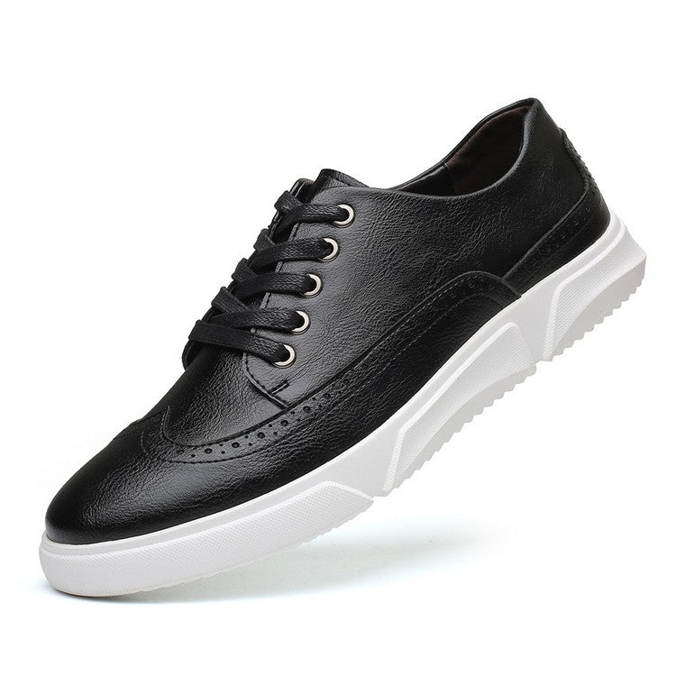 Elegante leren herensneakers voor smart-casual gelegenheden