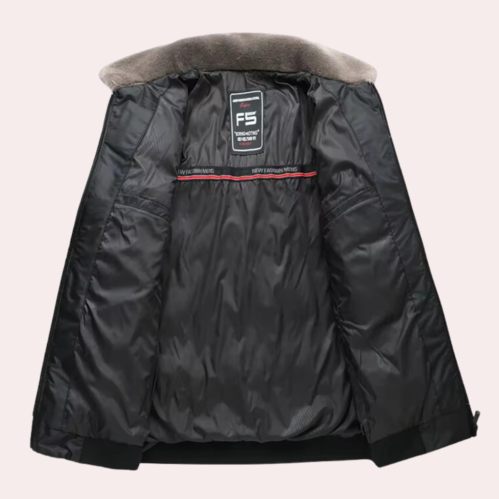 Justin - stijlvolle en gezellige winterjas voor heren