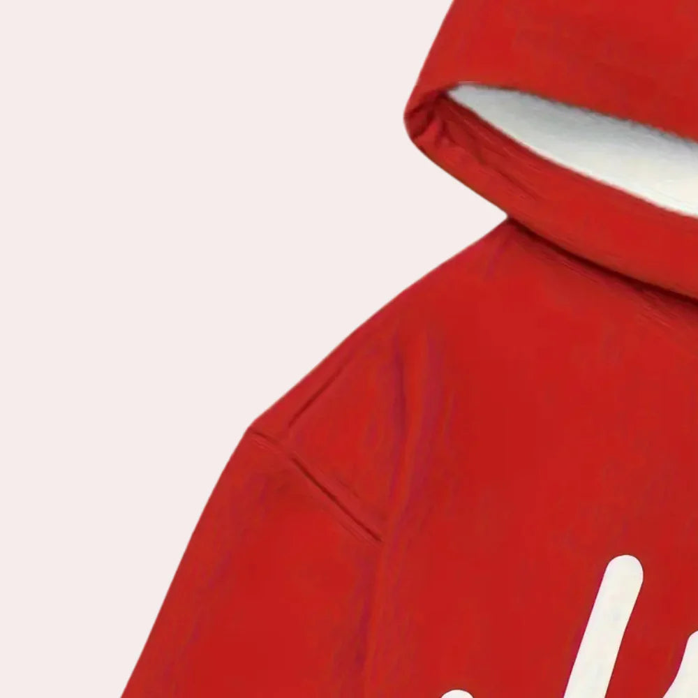 Egor - stijlvolle kersthoodie voor heren